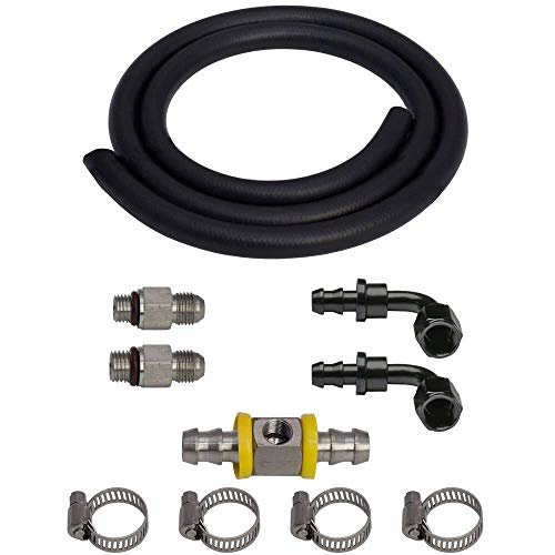 GlowShift Fuel Pressure Big Line Kit Compatible with Dodge...