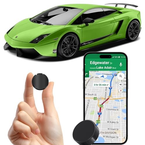 Mini GPS Magnetic Tracker for Vehicles, Real Time Location...