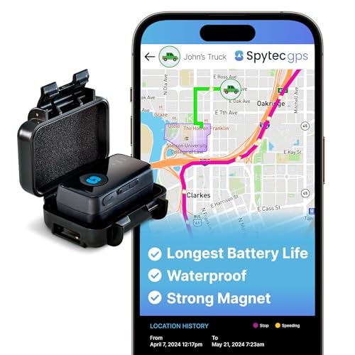 Spytec Atlas GPS Tracker for Vehicles & Kids | Up...