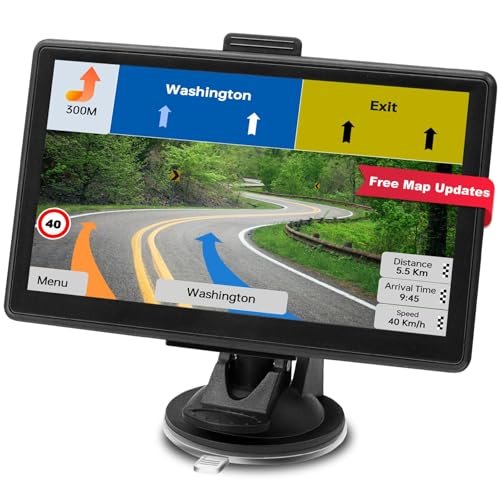 GPS Navigator for Car with 2025 Maps Free Lifetime...