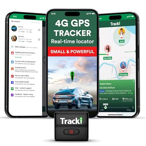 Tracki 4G LTE GPS Tracker for Vehicles - Real-Time Car...