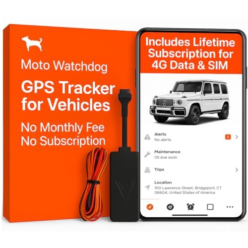 Wired GPS Tracker for Vehicles, No Monthly Fee, No...