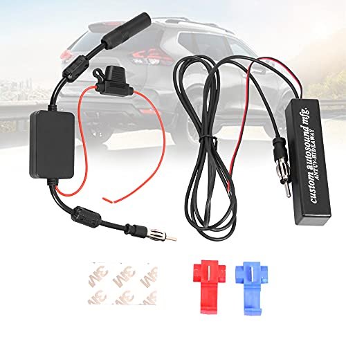 KSaAuto 12V Car Antenna Booster Stereo FM AM Radio Signal...
