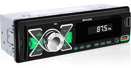 CAMECHO Single Din Car Stereo Bluetooth Audio Digital Media...