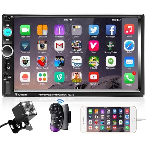 Podofo Double Din Car Stereo Radio 7 Inch Touch Screen...