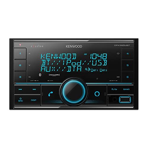 Kenwood DPX395MBT Double DIN in-Dash Digital Media Receiver...