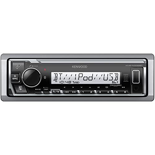 KENWOOD KMR-M332BT Car & Marine Stereo - Single Din,...