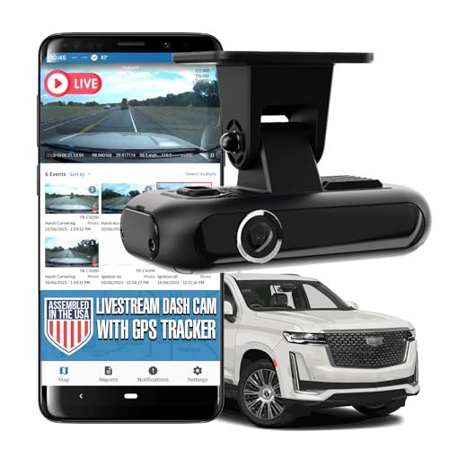 Lonestar Tracking Live Streaming Dash Camera for Cars -...