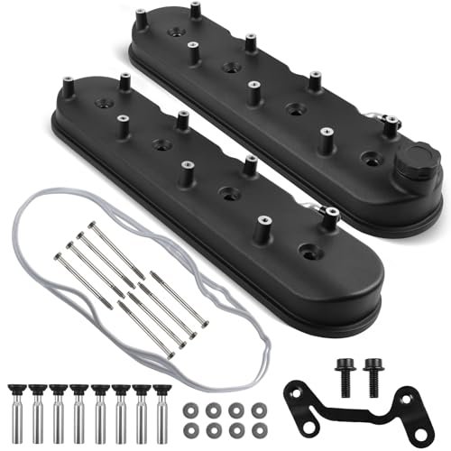 LS Cast Aluminum Tall Valve Covers w/Coil Mounts for LS1/...