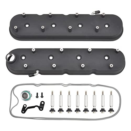 TBAPFS Cast Aluminum Engines Valve Cover with Coil Mounts...