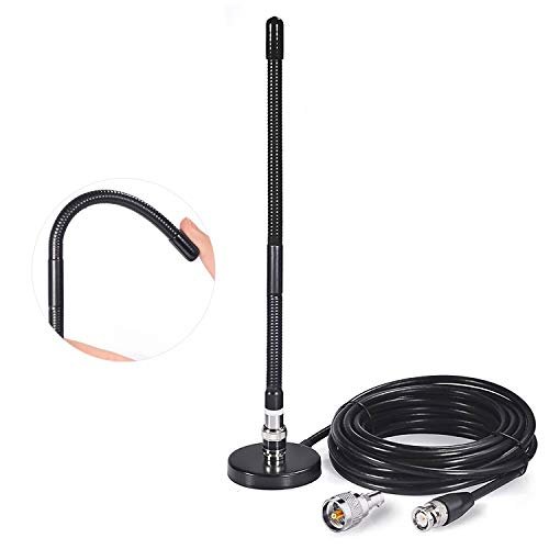 Bingfu 27MHz CB Radio Antenna Soft Whip Magnetic Base BNC...