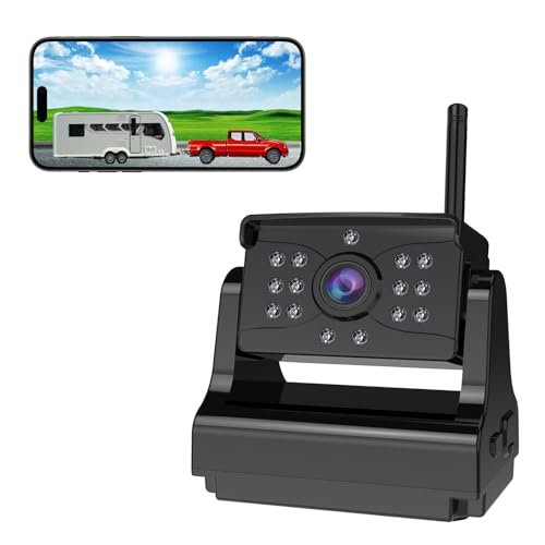 Wireless Backup Camera, Ultra Strong WiFi Signal Clear...