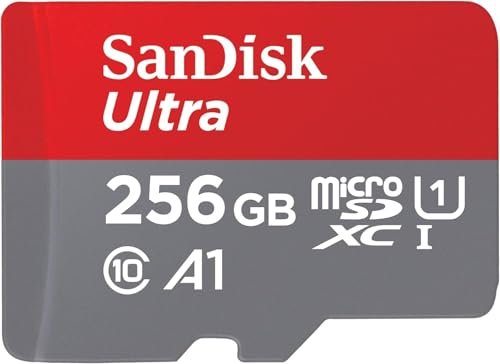 SanDisk 256GB Ultra microSDXC UHS-I Memory Card with...