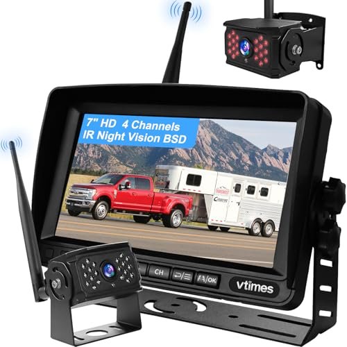 Wireless Backup Camera for Trucks, RV Backup Camera...