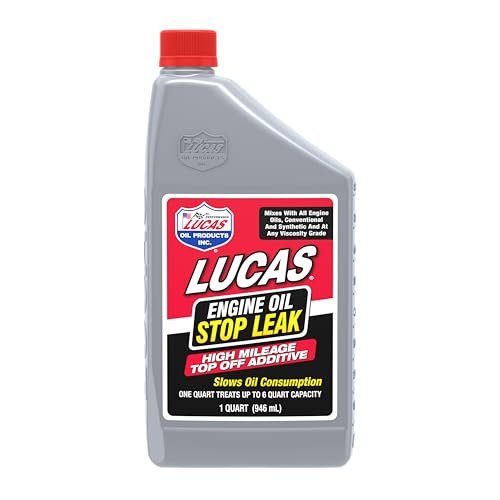 Lucas Oil Engine Oil Stop Leak Top Off Additive/12x1/Quart