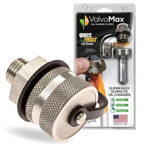 ValvoMax Oil Drain Valve - Quick Twist Oil Drain Plug...