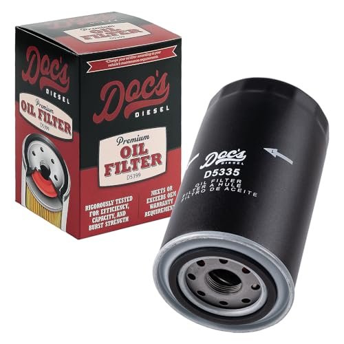 Doc's Diesel Oil Filter D5335 | Compatible with 1989-2024...