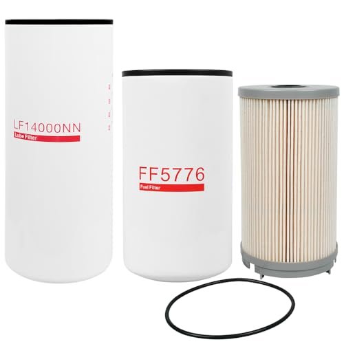 LF14000NN FF5776 K37-1004 Fuel Filter Oil Change Kit Oil...