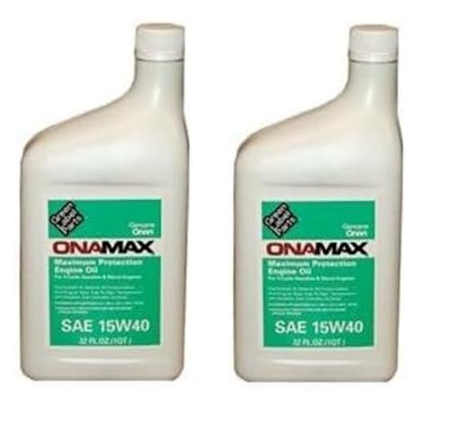 Cummins 3265336 Onan SAE 15W-40 Oil - 1 Quart Quantity...