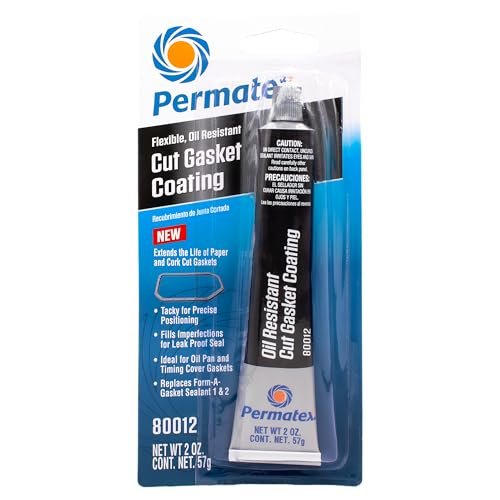 Permatex 80012 Black Cut Gasket Coating, Flexible,...