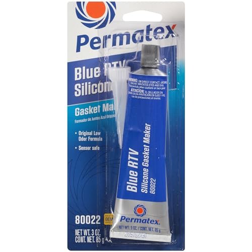 Permatex 80022 Sensor-Safe Blue RTV Silicone Gasket Maker,...