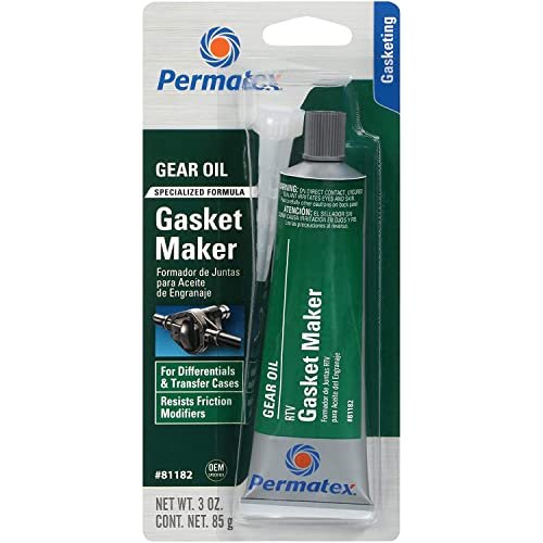 Permatex 81182 Gear Oil RTV Gasket Maker, 3 oz (Packaging...