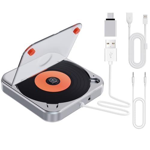 Portable CD Player for Car with USB/AUX Port, CENXINY...