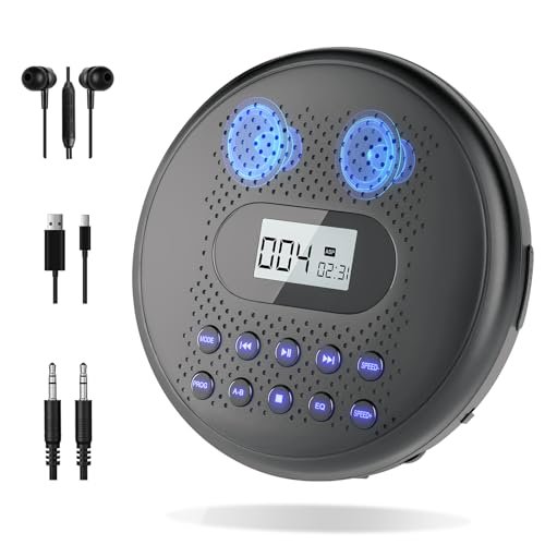 ARAFUNA CD Player Portable with Dual Stereo Speakers,...