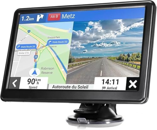 GPS Navigation for Car, 7 Inch Touchscreen, US/CA/MX Maps,...