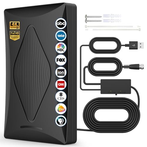 2025 TV Antenna Indoor Antenna for Smart TV, 2200+ Miles...