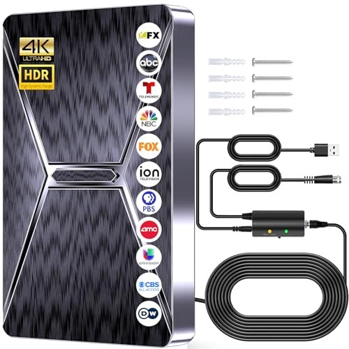 2025 Upgraded Indoor TV Antenna, 2800+ Miles Range HD...