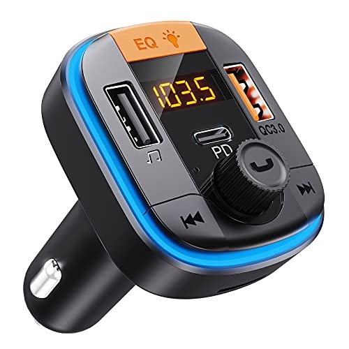 Bluetooth FM Transmitter for Car - BAISHUN Bluetooth 5.0...