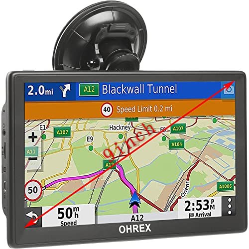 OHREX N900 GPS Navigator for Truck Car, 9 inch GPS...