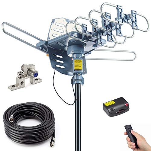PBD Outdoor Digital Amplified HDTV Antenna, 150 Mile...