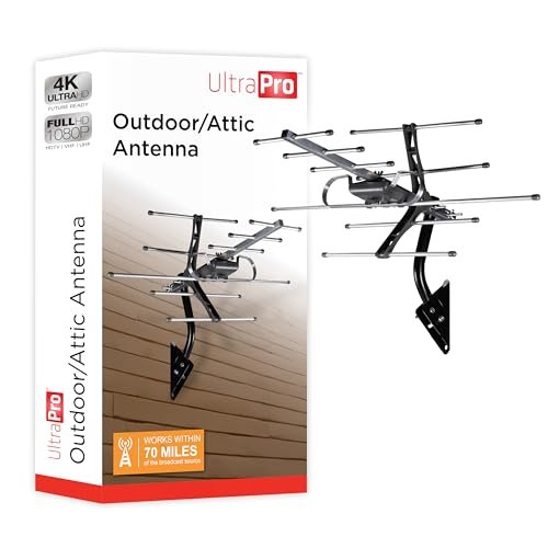 UltraPro Outdoor HD Digital, Long Range Smart TV Antenna,...