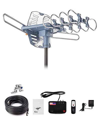 Yeceny Outdoor TV Antenna,Digital Amplified HDTV Antenna &...