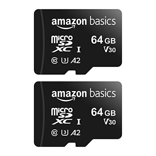 Amazon Basics MicroSDXC UHS-I Class 10 Memory Card with...
