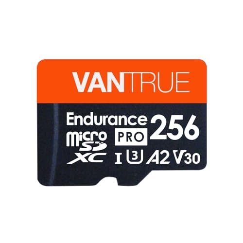 Vantrue 256GB microSDXC UHS-I U3 4K UHD Video High Speed...
