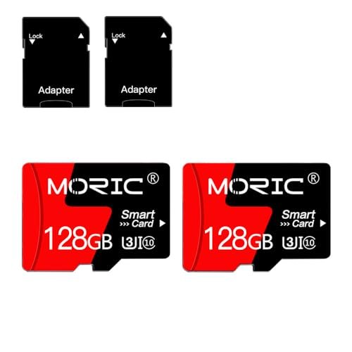 2 Pack 128GB Micro SD Card with SD Adapter High...