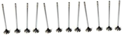 Set Of 12 Exhaust Valves Compatible With Cummins ISX QSK...