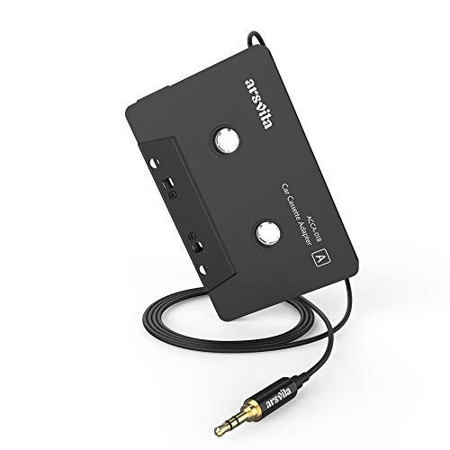 arsvita Car Audio Cassette to Aux Adapter, 3.5 MM...
