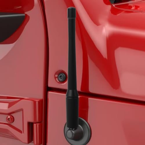 Short Antenna Trim for Jeep Wrangler JK JL JLU JT...