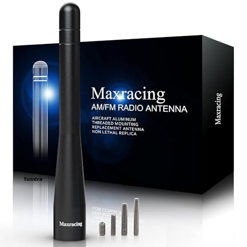 MAXRACING Short Truck Antenna Compatible with Tundra...