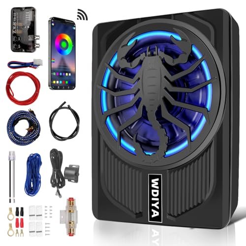 WDiYA 1600W Powered Under Seat Subwoofer | 10