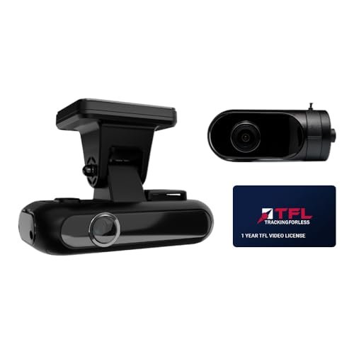 TrackingForLess 4G Smart Dash Camera with Telematics, Full...