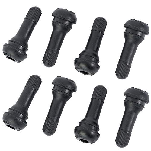Aoerzn 8Pcs Premium TR413 Tubeless Tire Valve Stems, Black...