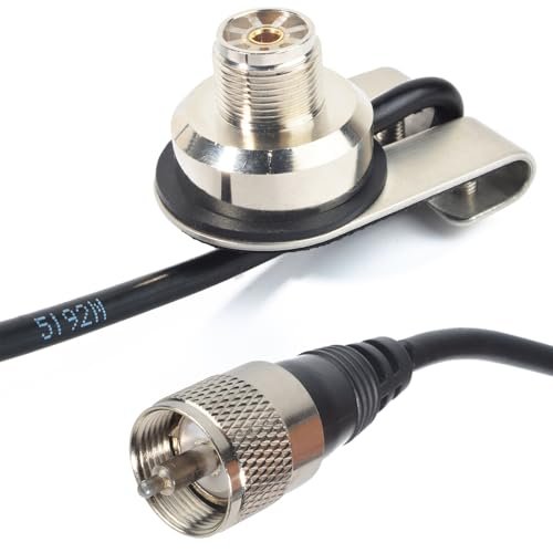 HYS Heavy-Duty Trunk Lid Antenna Mount Bracket Base with...