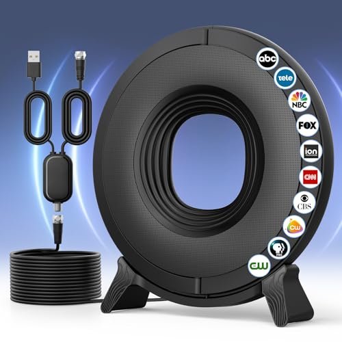 2025 TV Antenna Indoor for Local Channels, Antenna for...