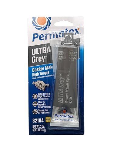 Permatex 82194 Ultra Grey Rigid High-Torque RTV Silicone...