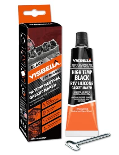 Visbella Gasket Maker Oil Resistant Sensor Safe Neutral RTV...